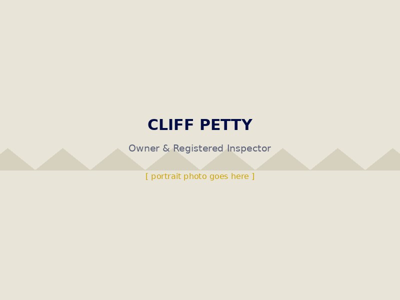 Cliff Petty, owner and registered home inspector at Happy Home Inspections in Conway, Arkansas